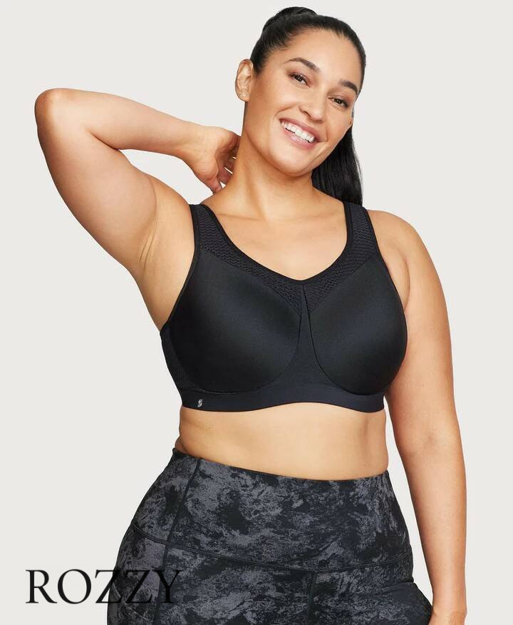 Бюстгальтер спортивный Glamorise GI9066 черный