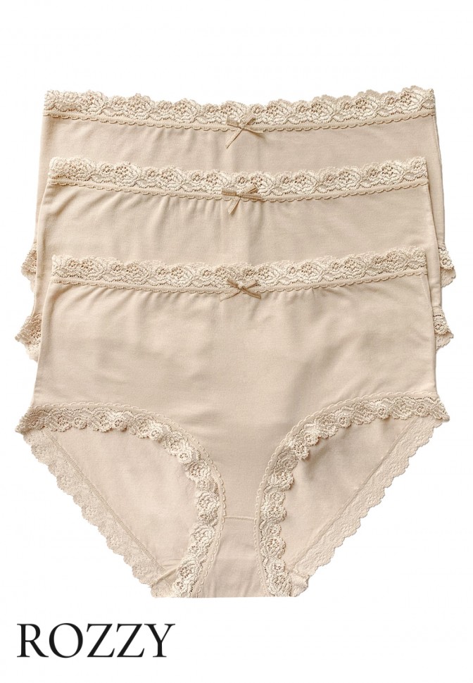 Трусы макси Nina Von C Cosy 1616058499 бежевый (уп.3шт.)  