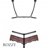 Комплект стрэп Obsessive Megies Set Crotchless черный 