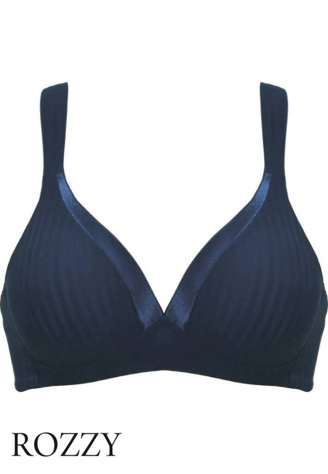Бюстгальтер без косточек Naturana Everyday 5247 синий Ф