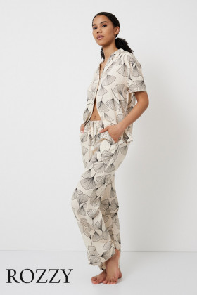 Пижама вискозная Aruelle Seashell экрю