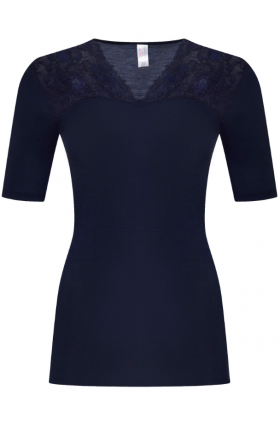 Футболка шерстяная Nina Von C Wool Silk 29460387 синий