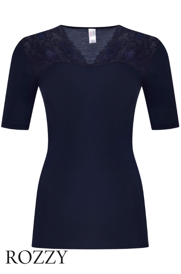 Футболка шерстяная Nina Von C Wool Silk 29460387 синий