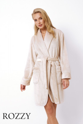 Халат флисовый Aruelle Eva Creme кремовый