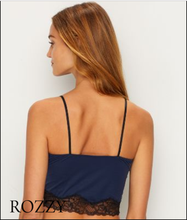 Топ Maidenform DMCCLB Casual Comfort синий/черный