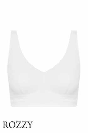 Бюстгальтер без косточек хлопковый Naturana Baumwolle 5331 белый К