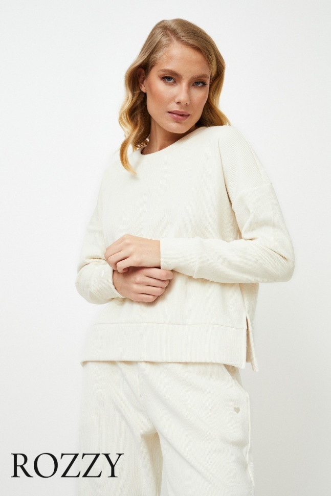 Костюм домашний велюровый Aruelle Norella экрю