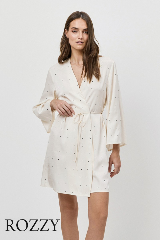 Халат вискозный Aruelle Ada экрю