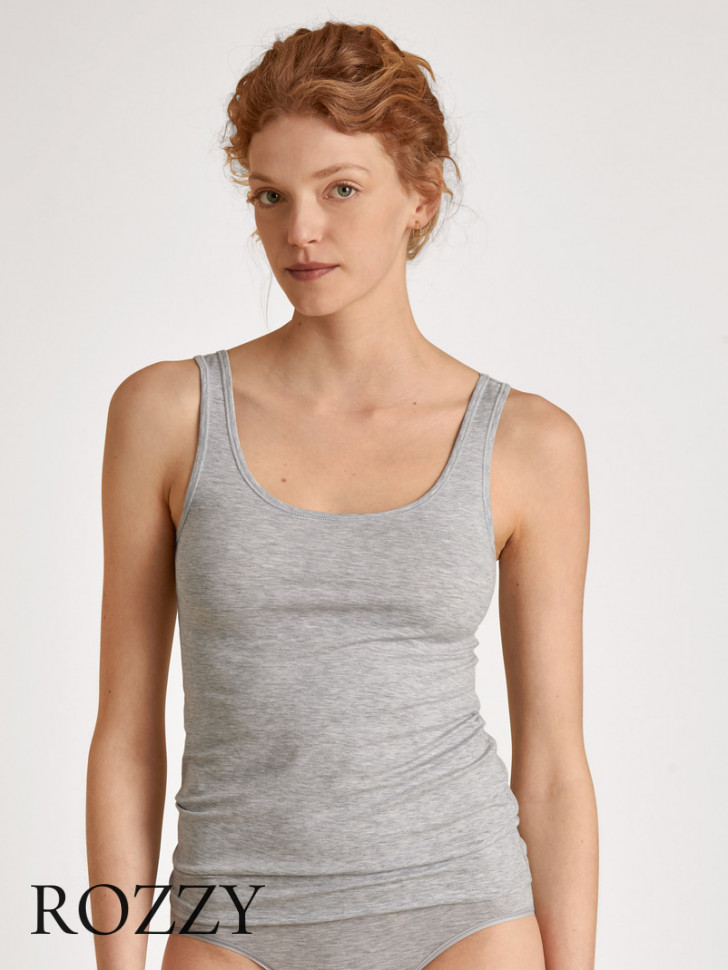 Майка хлопковая Calida Natural Comfort 12175 серый