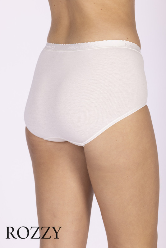 Трусы макси хлопковые Nina Von C Slipboutique 70160113 белый