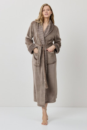 Халат флисовый Aruelle Demi Taupe тауп