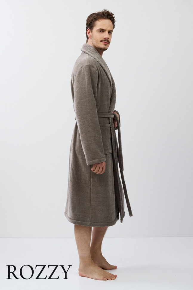 Халат мужской Aruelle Elliot серый