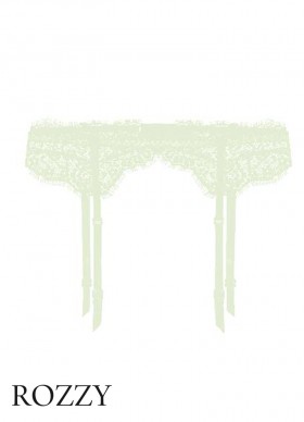 Пояс для чулок Julimex Fuchsia кремовый