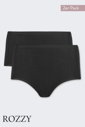 Трусы макси хлопковые Nina Von C Base 4016012299 черный (уп.2шт.)