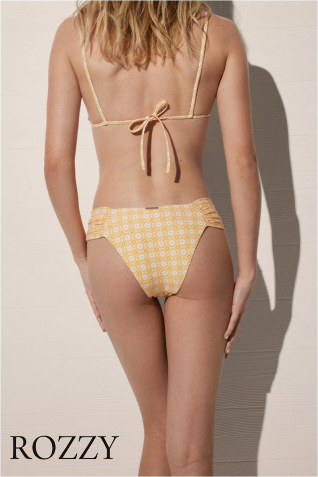 Трусы купальные Ysabel Mora 82432 желтый/белый