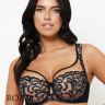 Бюстгальтер фулл-кап Subtille Venera черно-бежевый
