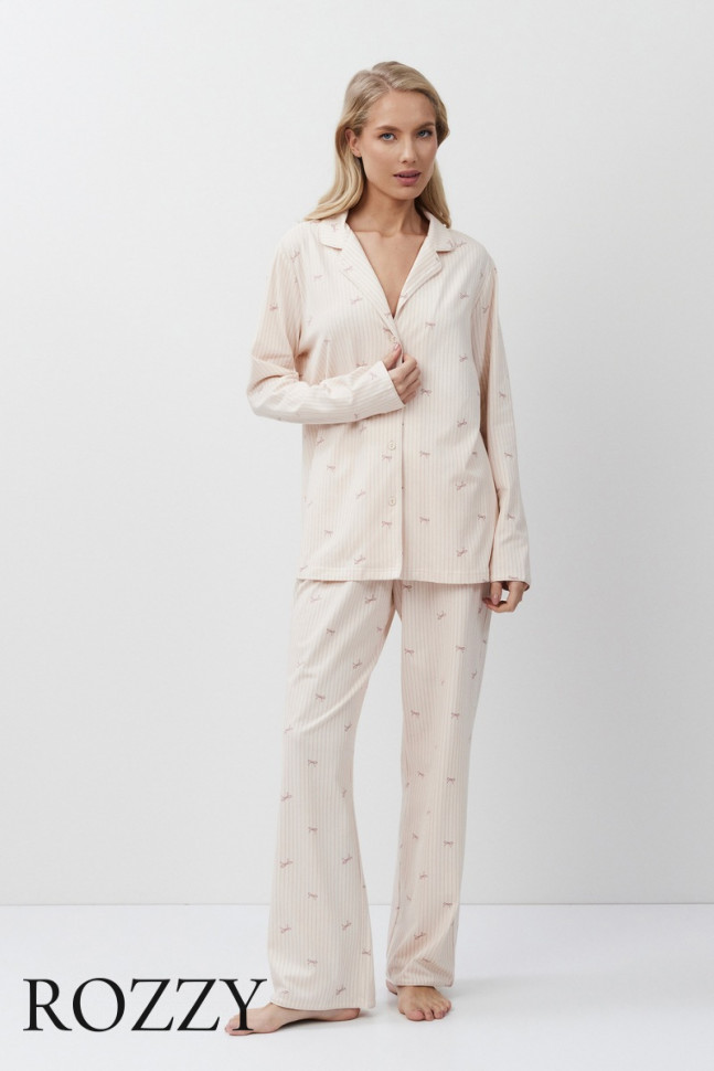 Пижама Aruelle Yvette персиковый