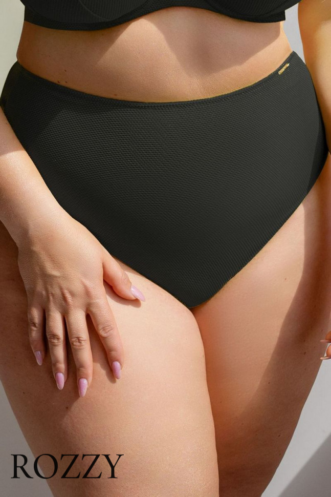 Трусы купальные классика Kris Line Lemon Black черный