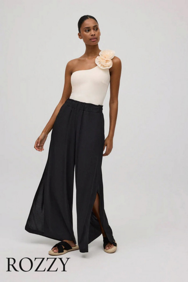 Брюки пляжные вискозные Ysabel Mora 86150 черный