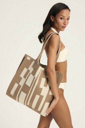 Сумка пляжная Esotiq Milan/08X 44334 песочный