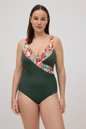 Купальник слитный Ysabel Mora 83159 зеленый