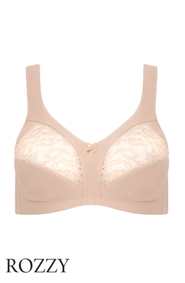 Бюстгальтер без косточек хлопковый Naturana Vintage 5346 бежевый К