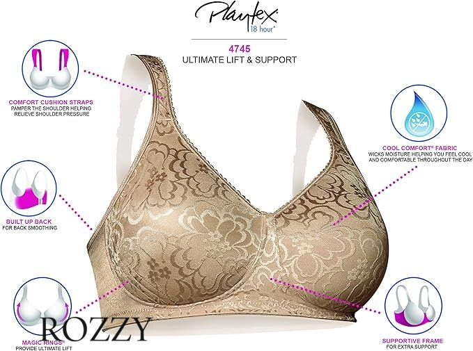 Бюстгальтер без косточек Playtex 4745 телесный