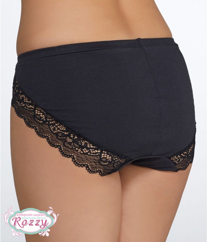 Трусы слипы хлопковые Bali Lace Desire CD63 черный
