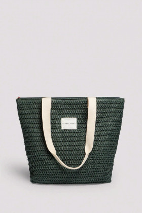 Сумка пляжная Ysabel Mora 86207 темно-зеленый