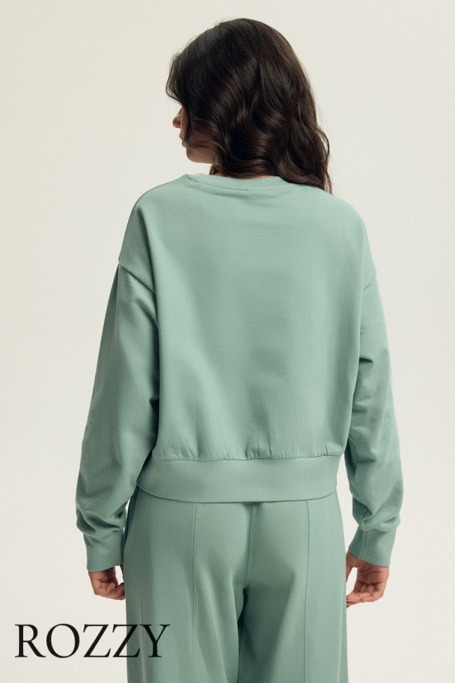 Толстовка домашняя Esotiq Keithan/07X 43785 бледно-зеленый