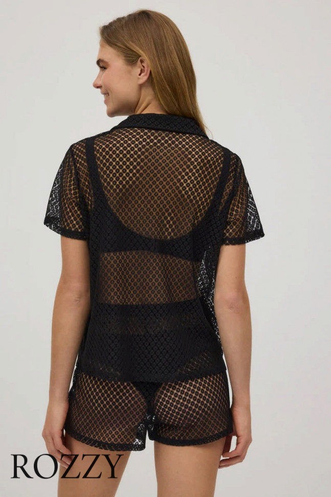 Рубашка пляжная Ysabel Mora 86175 черный