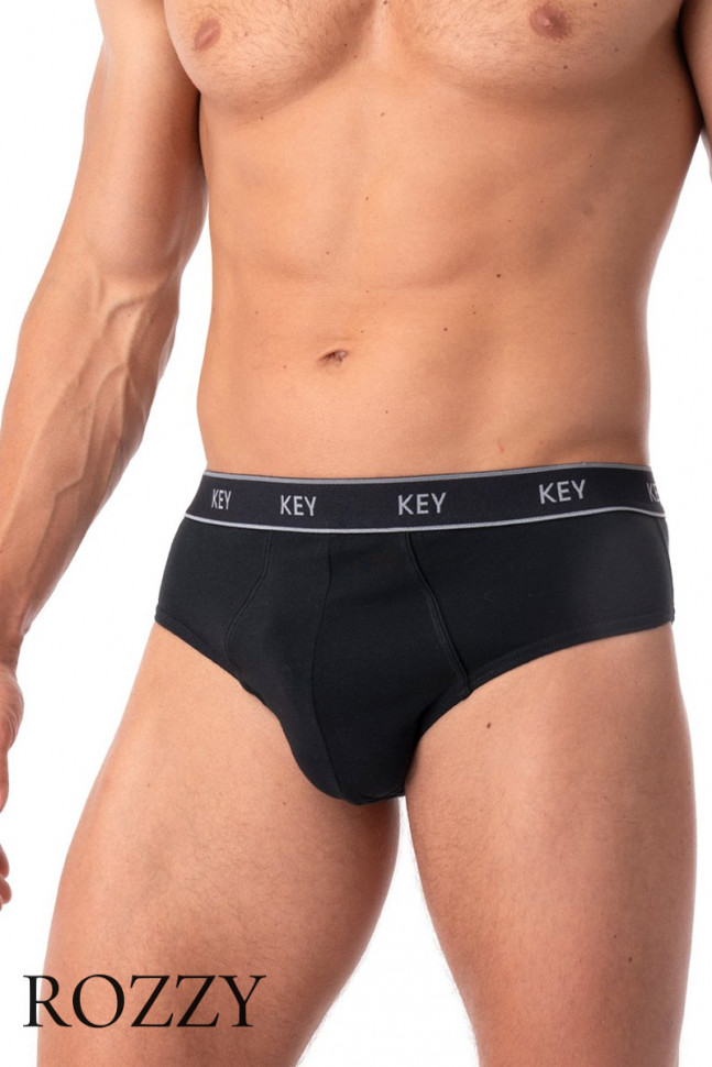 Трусы слипы мужские Key MPP 222 черный (уп.2шт.)