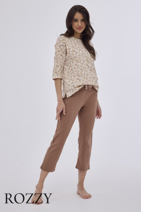 Пижама хлопковая Cornette Ines 147 бежевый