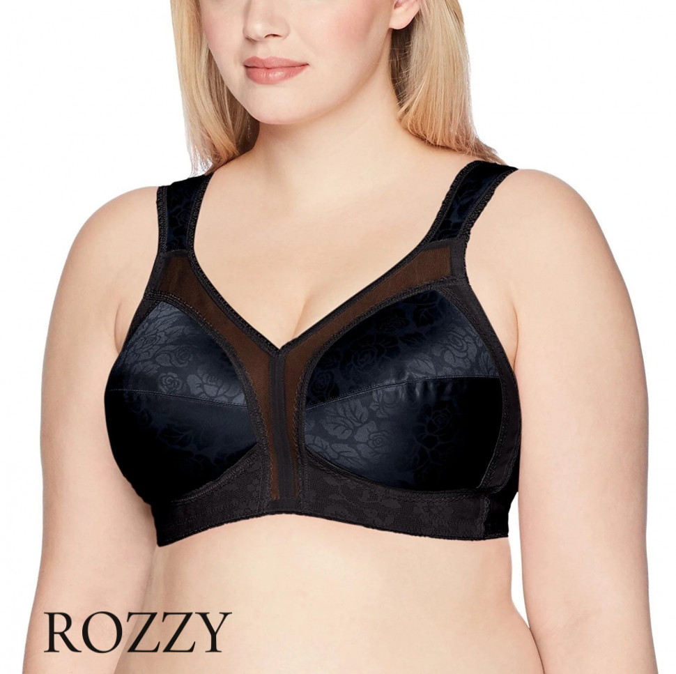 Бюстгальтер спереди застежка без косточек Playtex 4695 черный