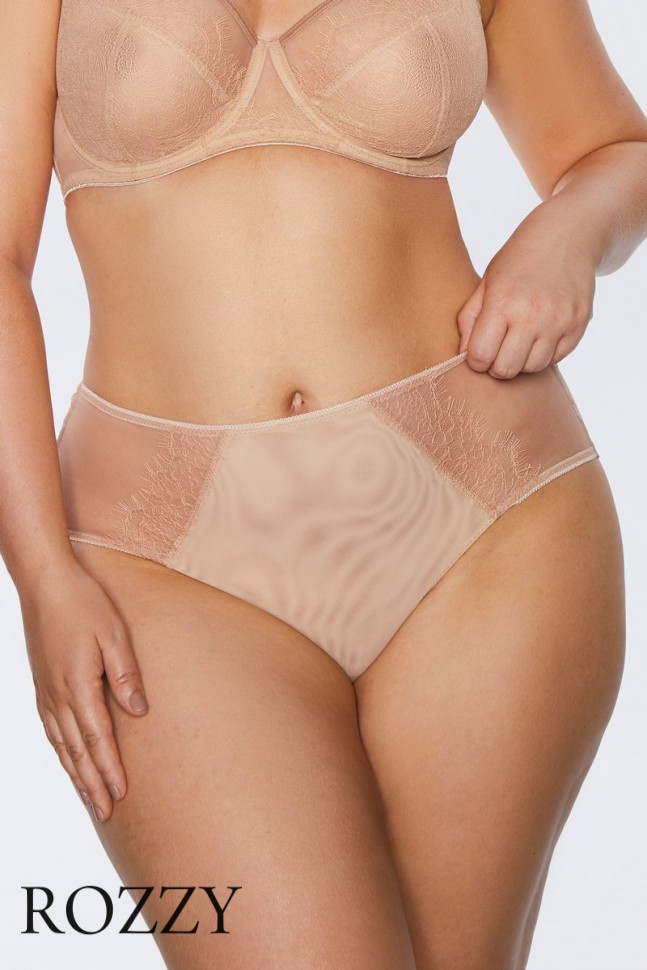 Трусы стринги Kinga Nea Skin S-725/2 бежевый