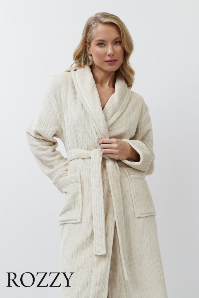 Халат Aruelle Linette светло-бежевый