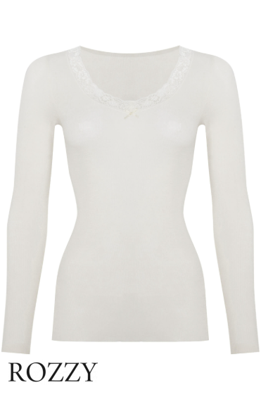 Фуфайка шерстяная Nina Von C Wool Silk 29470846 ванильный