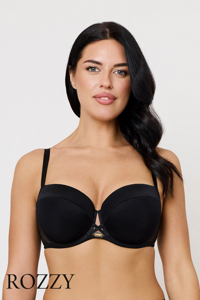 Бюстгальтер балконет пуш-ап Subtille Omena Black черный