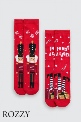 Носки женские Ysabel Mora 12974 красный (уп.2шт.)