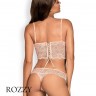 Боди Obsessive Alluria Teddy розовый