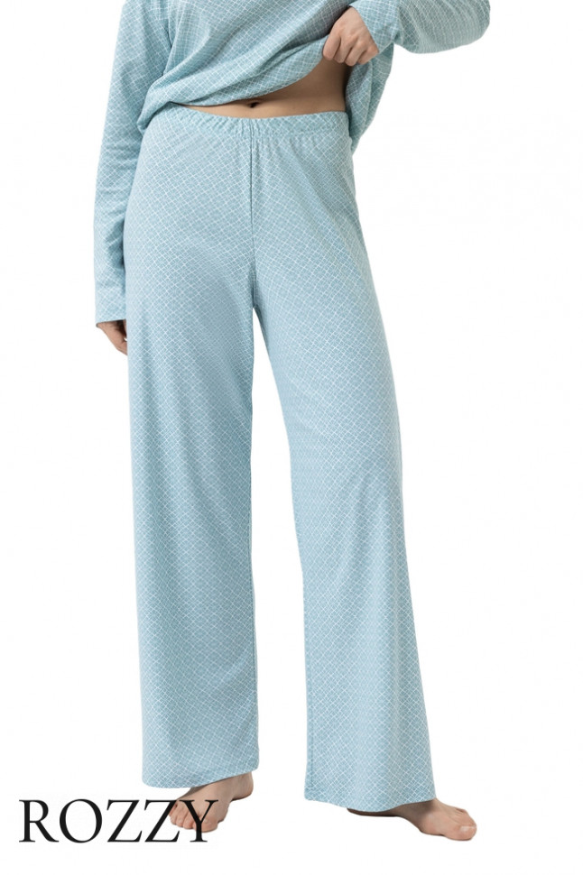 Брюки домашние хлопковые Mey Finest Dreams 1220099 голубой