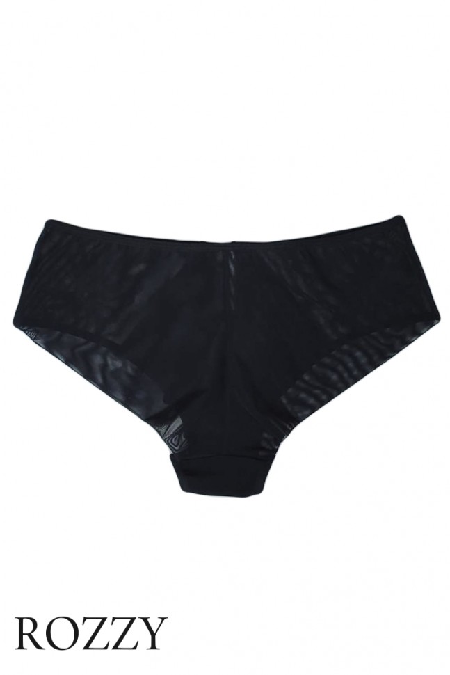 Трусы бразильяна Subtille Astra Black черно-телесный