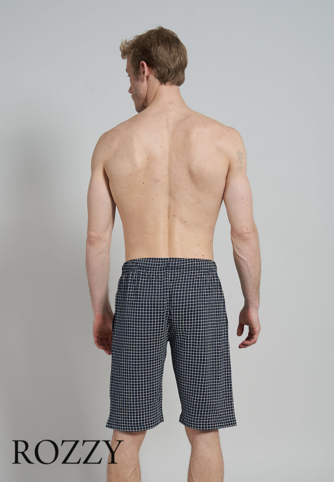 Шорты пижамные мужские Ceceba 031043/S-3XL синий/клетка