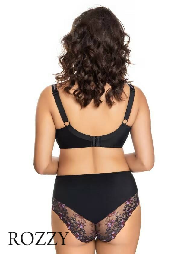 Бюстгальтер Corin Daisy 12722 черный/сиреневый