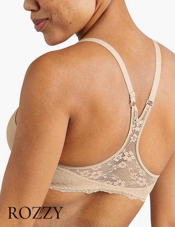 Бюстгальтер спереди застежка Maidenform Fab Fit DM07112 латте