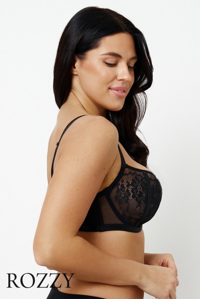 Бюстгальтер балконет Subtille Aida Black черный 