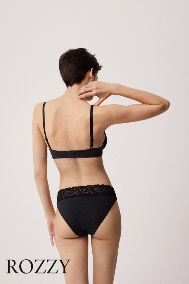 Трусы бикини хлопковые Ysabel Mora 10554 черный