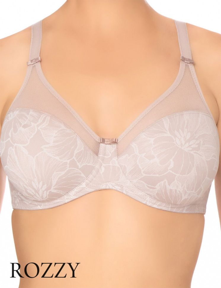 Бюстгальтер Felina Vision Bloom 202288 серо-коричневый К+Ф