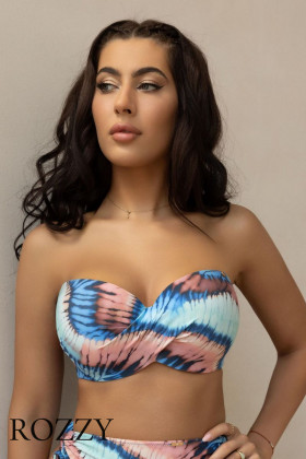 Бюстгальтер бандо купальный Kris Line Fiji мультиколор