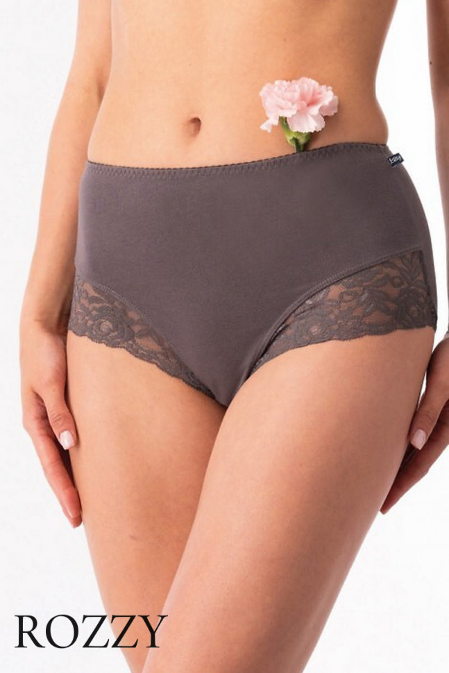 Трусы макси хлопковые Key LPF 816 шоколадный/мокко (уп.2шт.)